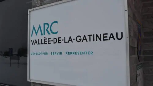 MRC de la Vallée-de-la-Gatineau panneau