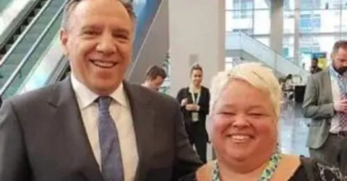 François Legault et Chantal Lamarche 16 9